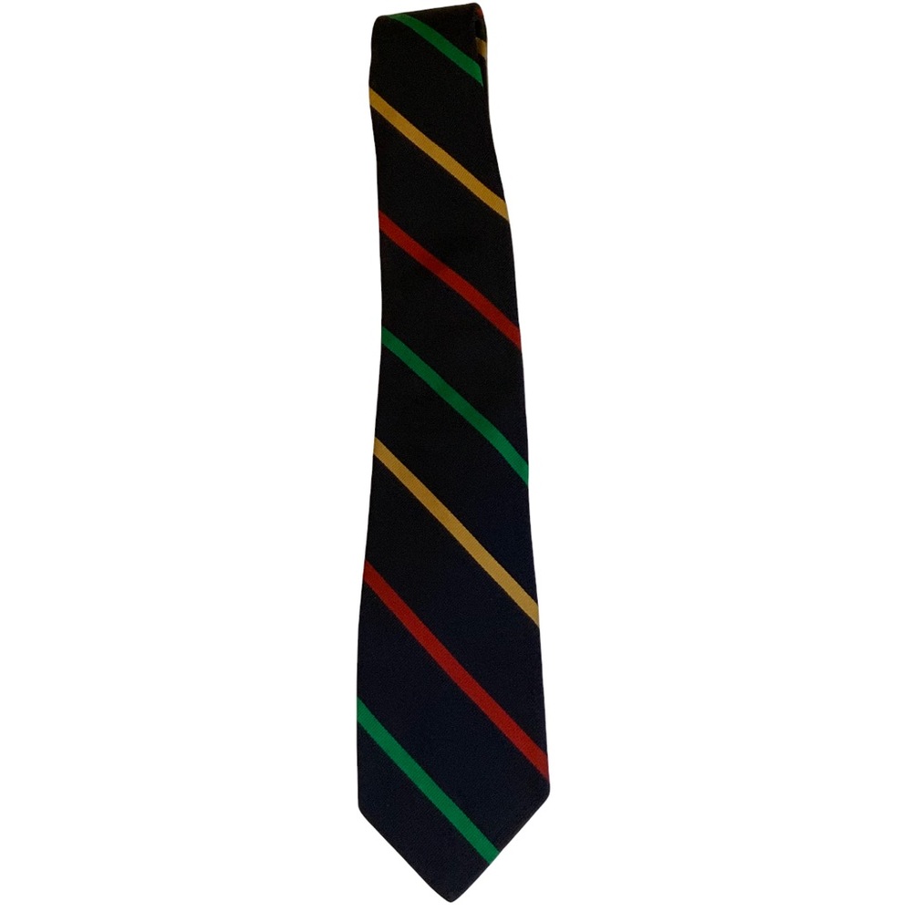 Robert Talbott Vintage Hand Sewn Blue Striped Classic Tie The Gentry Shop - Picture 3 of 5